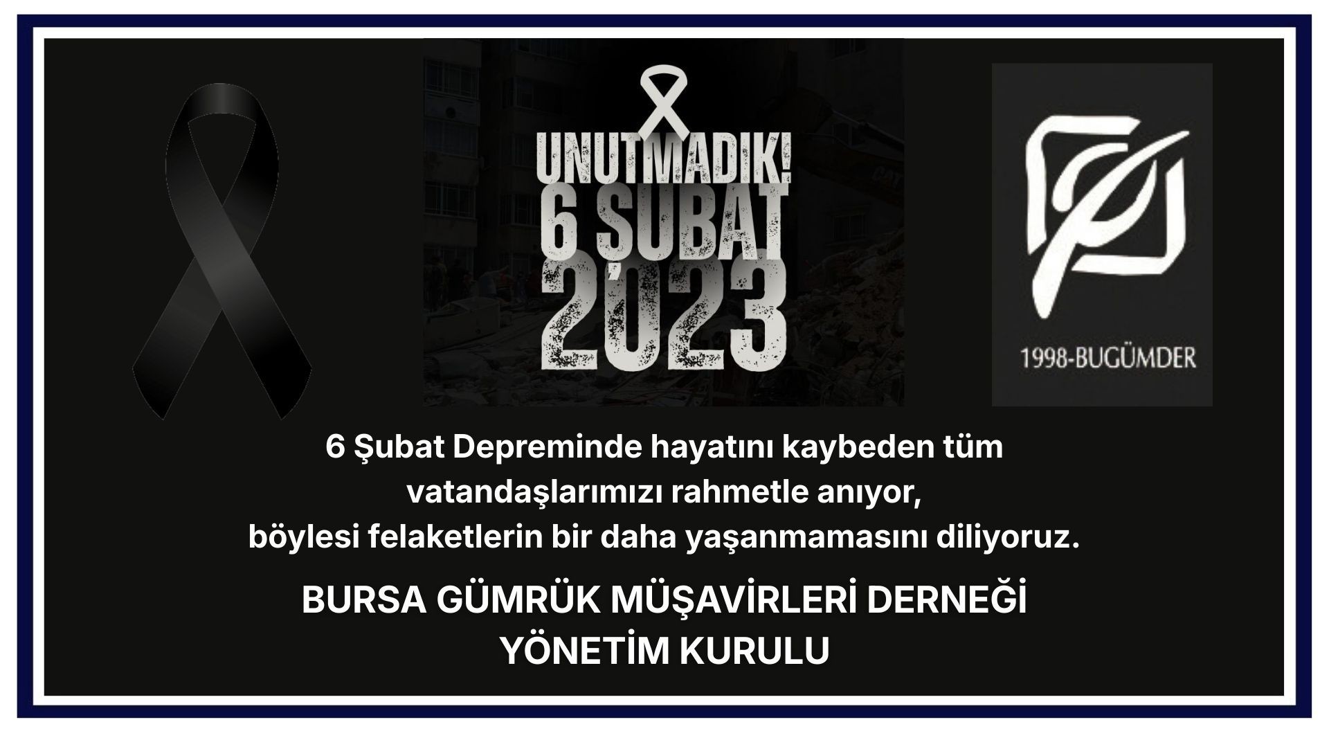 6 ŞUBAT DEPREMİNİ UNUTMADIK.../ 2026
